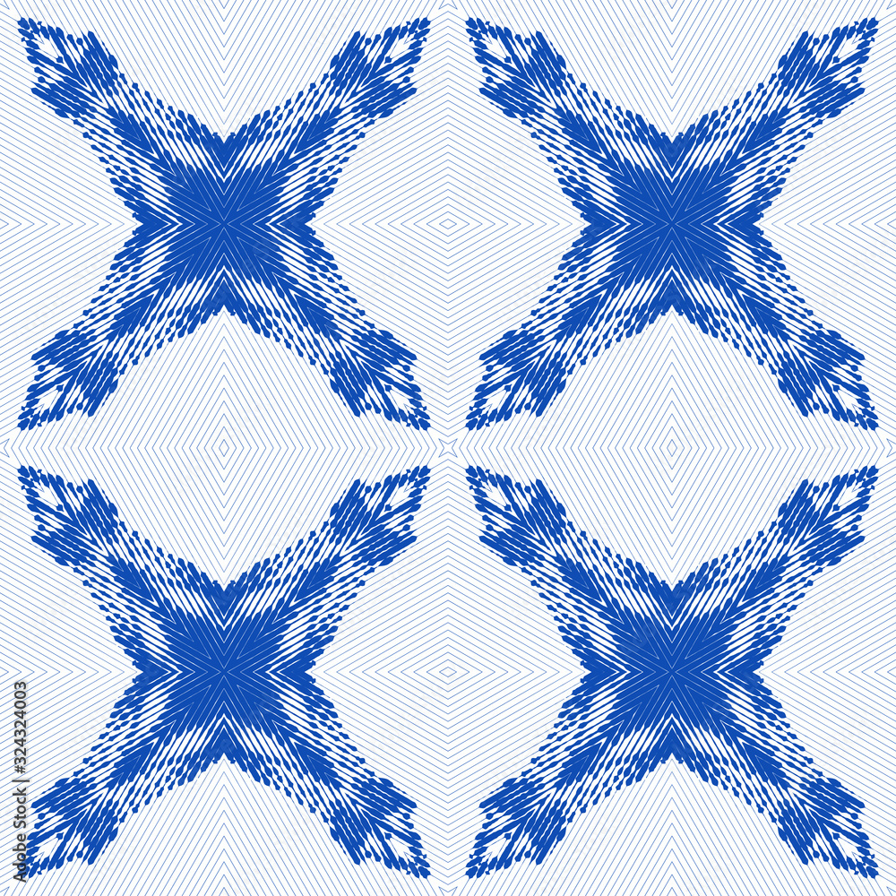 Poster abstract seamless pattern with geometric texture. pattern of repeating symmetrical shapes.
