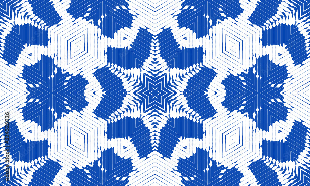 Poster abstract seamless pattern with geometric texture. pattern of repeating symmetrical shapes.