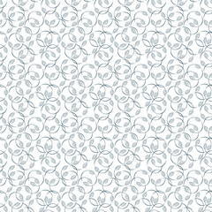 Leaves. Foliage background. Floral seamless pattern.