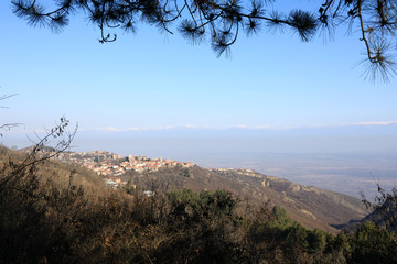 Obraz premium Landscape of Signagi town