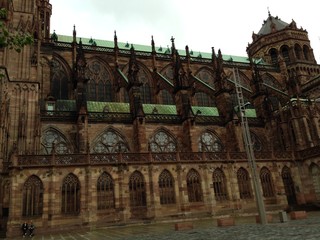 Strasbourg France. September 2014. Strasbourg Cathedral