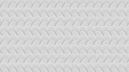 Naklejka premium 3d rendering. modern design white and gray fish or snake skin surface pattern curve texture background.