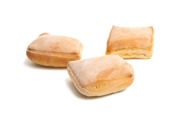 italian bread isolated