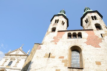 Fototapeta na wymiar Churches in Krakow, Poland