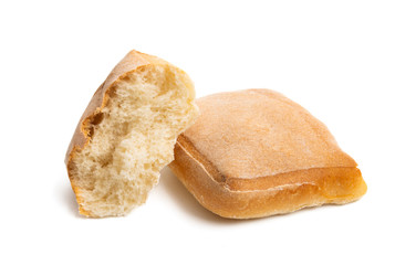 italian bread isolated