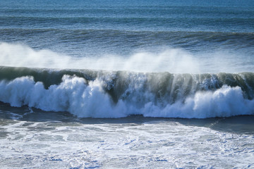 Fototapeta premium Extreme Massive big waves of the North Atlantic Ocean