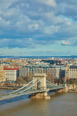 view of the historic center of Budapest
