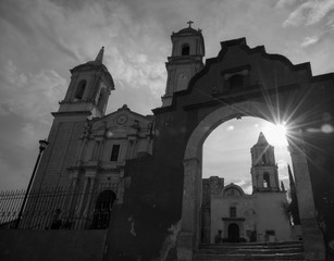 Colón, Queretaro / Mexico- Jul 2018 Religious tourism is derived from the Sanctuary of Soriano,...