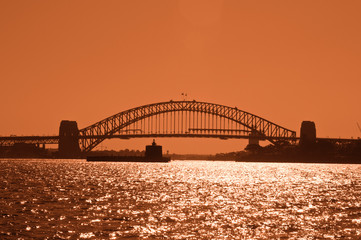 Fototapeta na wymiar Sydney Harbour Bridge, New South Wales, Australia