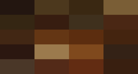 Brown color palette vector illustration