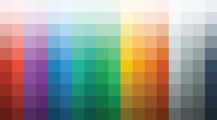 colour set palette vector illustration