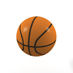 Obraz premium basketball ball 3d illustration