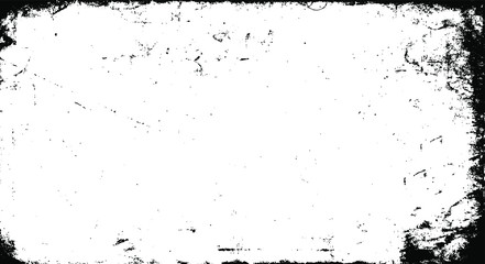 Scratched Frame. Grunge Urban Background Texture Vector. Dust Overlay. Distressed Grainy Grungy Framing Effect. Distressed Backdrop Vector Illustration. EPS 10.