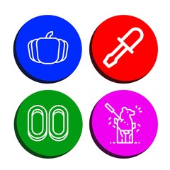 Set of carving icons