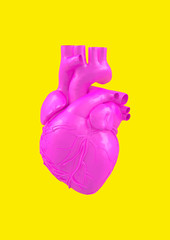 heart pink 3d illustration