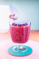 after dinner angel fruit smoothie with berries