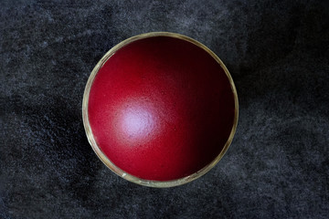 Red Easter Egg, Aerial View 