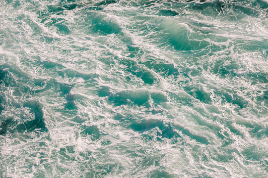 Point Lobos State Reserve, California,Detail of churning ocean water and waves, Big Sur, California