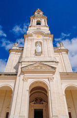 Exterior of the sanctuary of Our Lady of Fatima