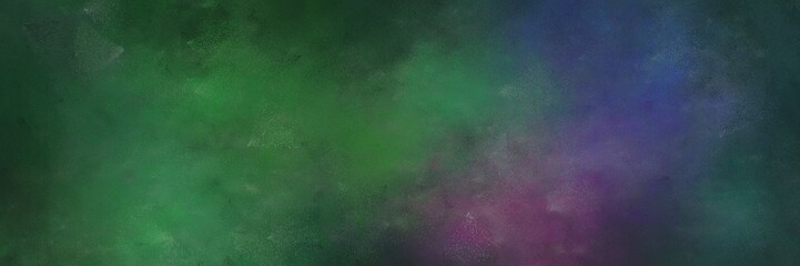 vintage abstract painted background with dark slate gray, dark slate blue and sea green colors and space for text or image. can be used as header or banner
