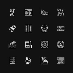Editable 16 tools icons for web and mobile