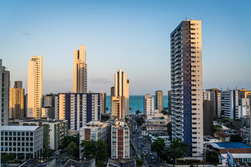 Fototapeta na wymiar Boa Viagem is a neighbourhood, Recife, Pernambuco, Brazil
