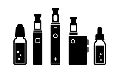 Vape devices vector icon