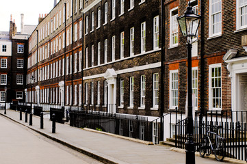 Town houses on New Square, Lincoln's Inn, London