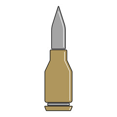 Isolated ammunition icon