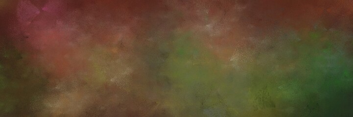 colorful distressed painting background texture with dark olive green, very dark green and dark red colors. can be used as season card background or wall paper cover background