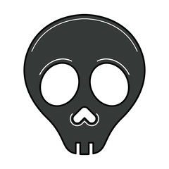 Isolated gas mask icon