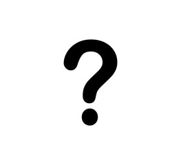Question icon sign symbol vector logo template