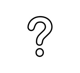 Question icon sign symbol vector logo template