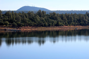 lakeside reflection