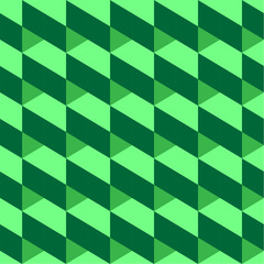 Isometry 3D Maze. Seamless pattern. Decorative vector background. Graphic ornament. Creative element. Textile print design.