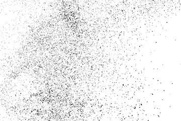 Black Grainy Texture Isolated On White Background. Dust Overlay. Dark Noise Granules. Digitally Generated Image. Vector Design Elements, Illustration, Eps 10.