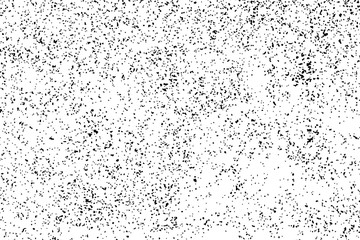 Black Grainy Texture Isolated On White Background. Dust Overlay. Dark Noise Granules. Digitally Generated Image. Vector Design Elements, Illustration, Eps 10.