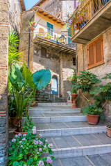 Fototapeta na wymiar Scenic sight in the village of Vignanello, Province of Viterbo, Lazio, Italy.