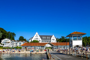 Strandbad Glückburg an der Flensburger Förder, Deutschland 