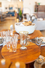 Assorted products at home goods store