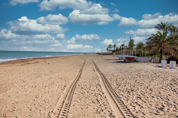 Denia Beach Long Beaches of Golden Arena  Spain