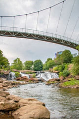 Waterfall in downtown Greenville South Carolina 