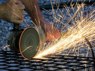 Grinder sparks