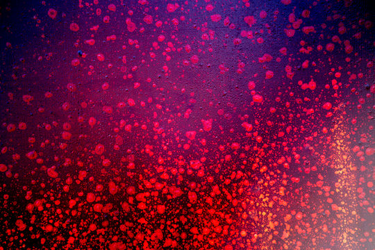blue surface with red dots abstract, degraded. for futuristic or retro invitation - Powered by Adobe
