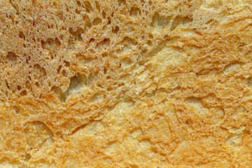 Baked bread surface