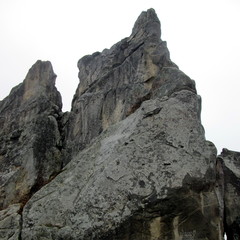 Beautiful rocks in the mountains
