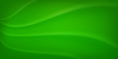 Abstract background with wavy surface in green colors