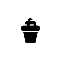 Vector illustration, cupcake icon design
