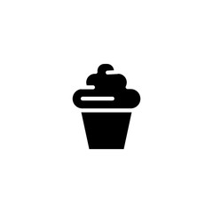 Vector illustration, cupcake icon design