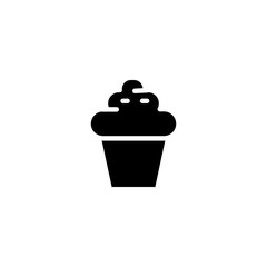 Vector illustration, cupcake icon design